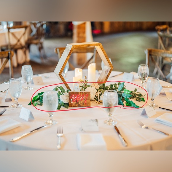 Floral Garland Decor (Set of 6) White & Sage - Picture 3 of 3